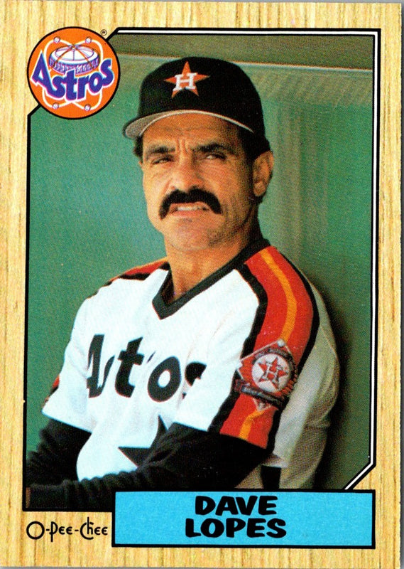 1987 O-Pee-Chee Dave Lopes #311