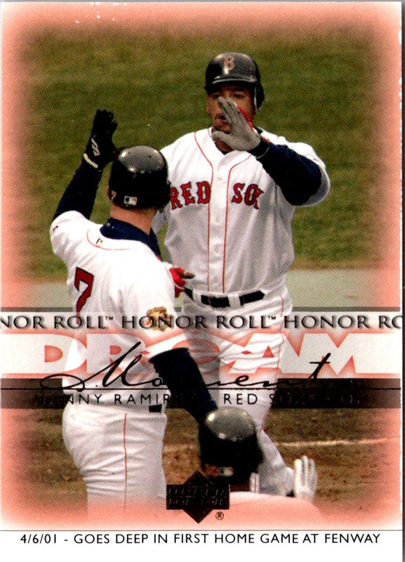 2002 Upper Deck Honor Roll Manny Ramirez #90