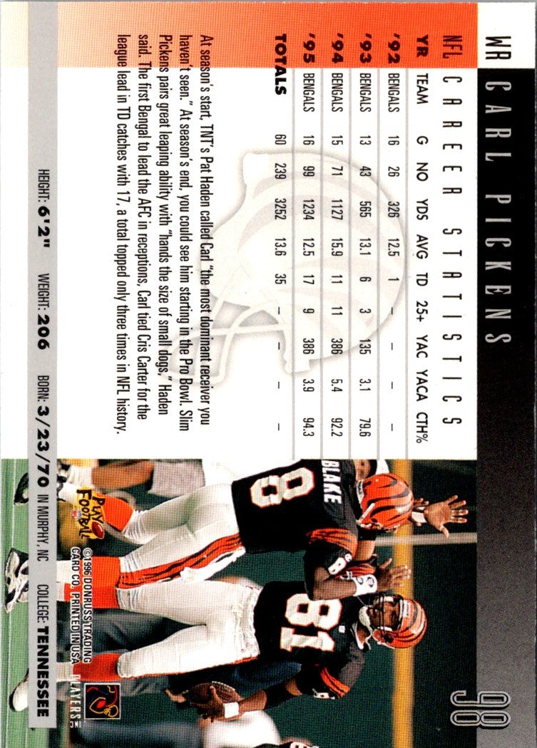 1996 Donruss Press Proofs Carl Pickens