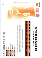 2007 Donruss Threads Carson Palmer #71