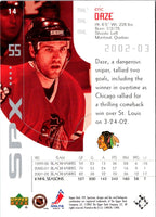 2002 SPx Eric Daze #14