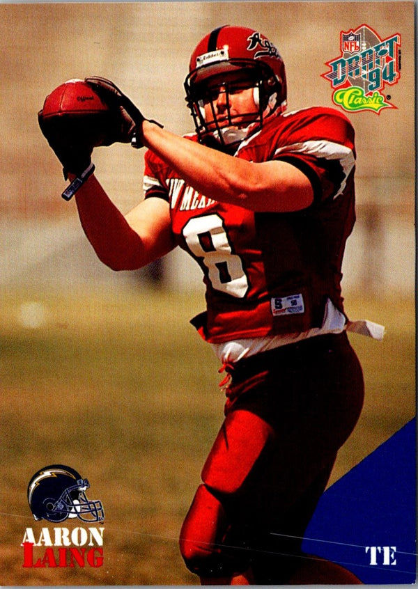 1994 Classic NFL Draft Aaron Laing #62