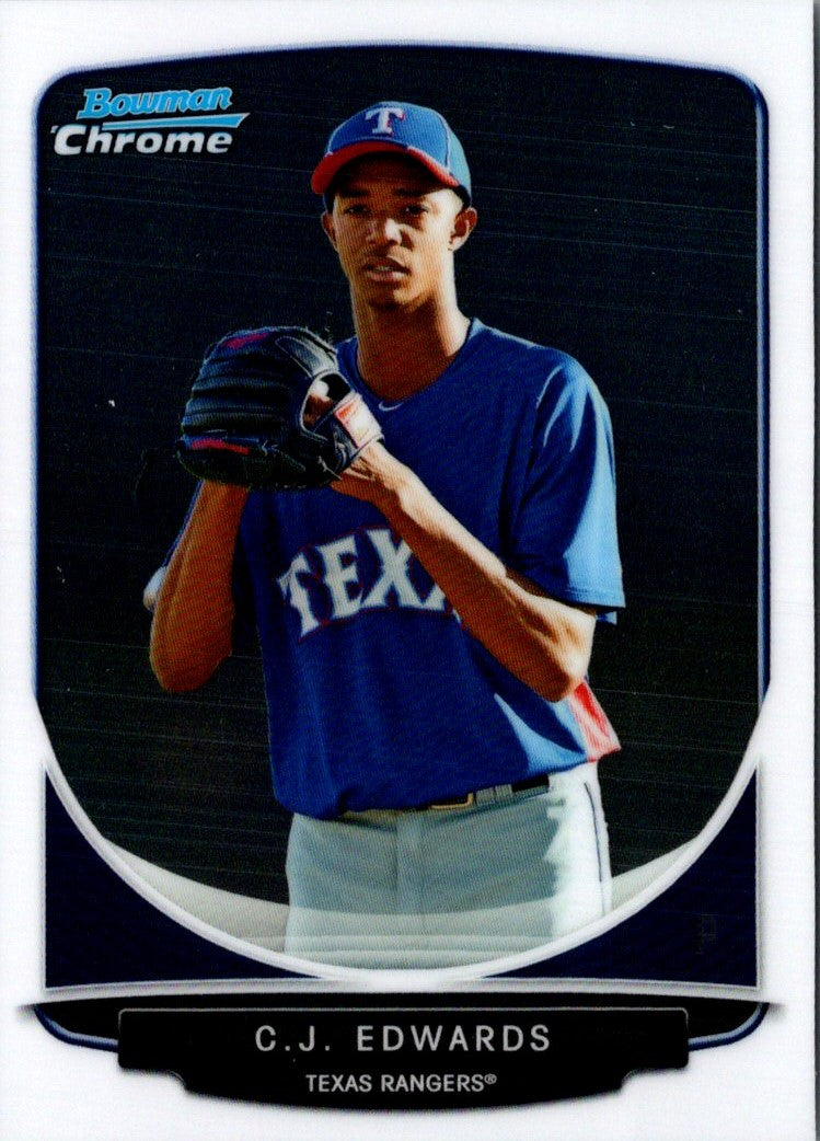 2013 Bowman Chrome Prospects C.J. Edwards