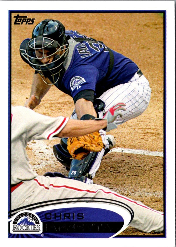 2012 Topps Chris Iannetta #21