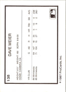 1987 ProCards Dave Meier
