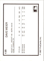 1987 ProCards Dave Meier #138