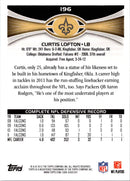 2012 Topps Curtis Lofton