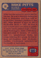 1985 Topps Mike Pitts #18 Rookie