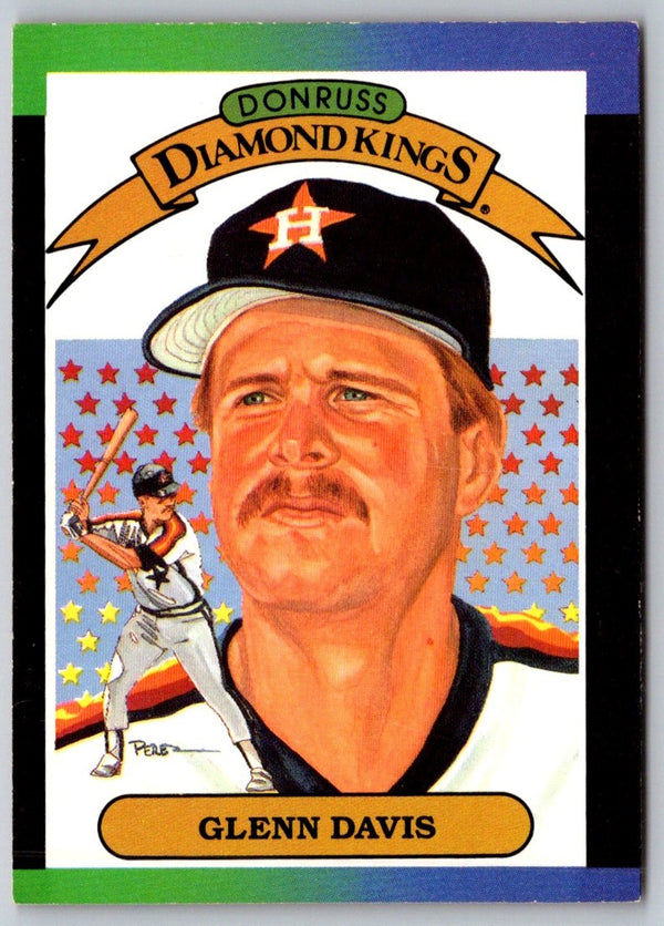 1989 Diamond Kings Glenn Davis #25