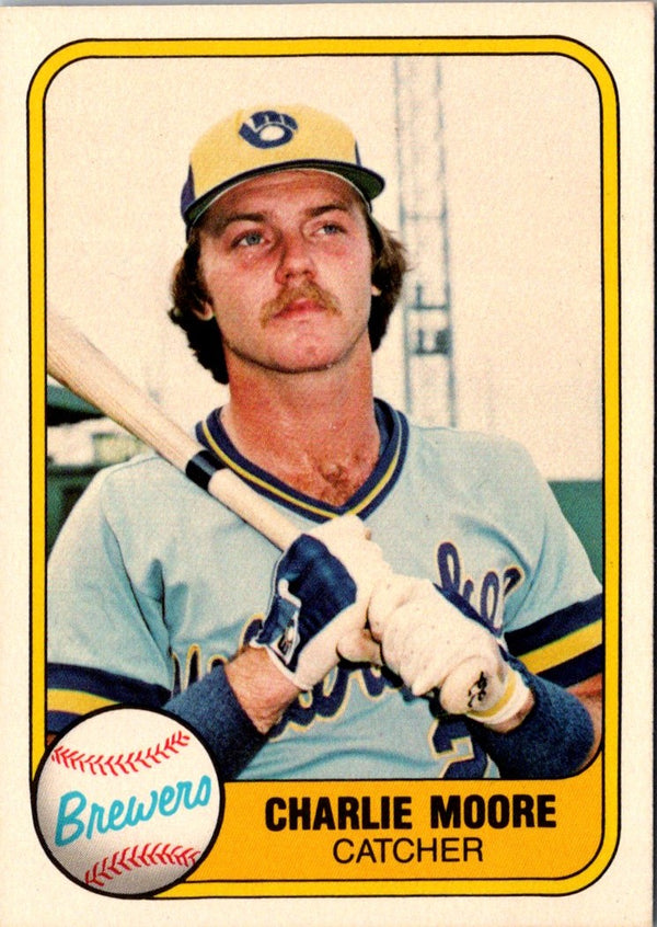 1981 Fleer Charlie Moore #521