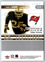 2004 Fleer Authentix Charlie Garner #64
