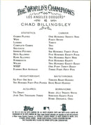 2010 Topps Allen & Ginter Chad Billingsley