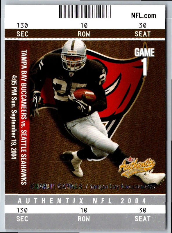 2004 Fleer Authentix Charlie Garner #64