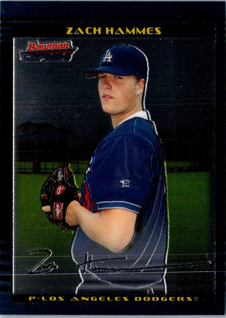 2002 Bowman Draft Picks & Prospects Zach Hammes