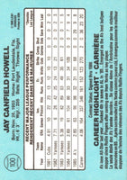 1986 Leaf Jay Howell #100