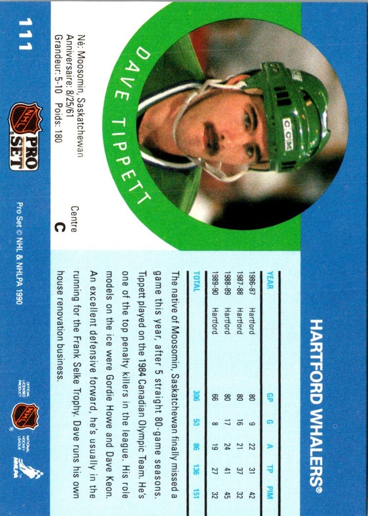 1990 Pro Set Dave Tippett