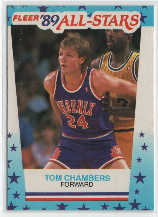1989 Fleer Stickers Tom Chambers #11