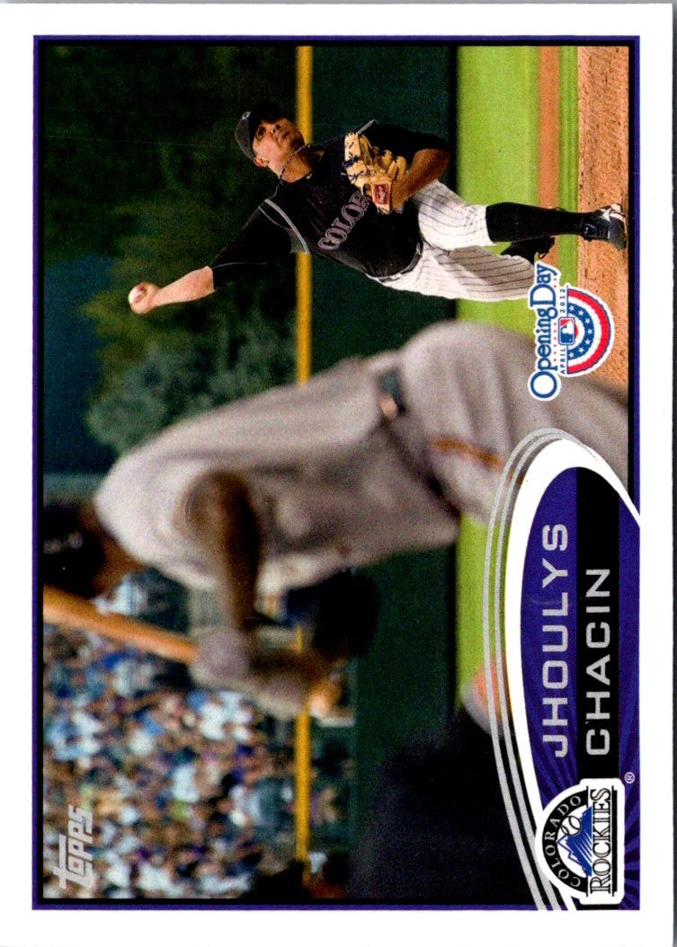 2012 Topps Opening Day Jhoulys Chacin