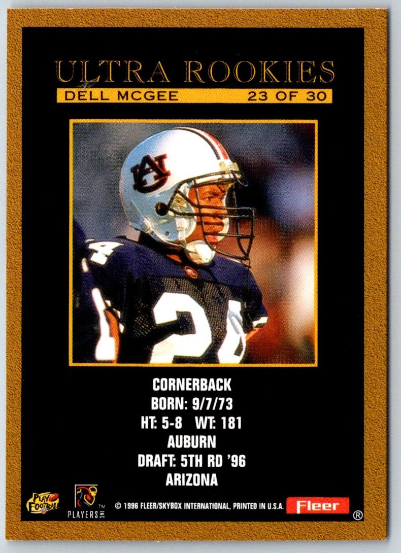 1996 Ultra Rookies Dell McGee