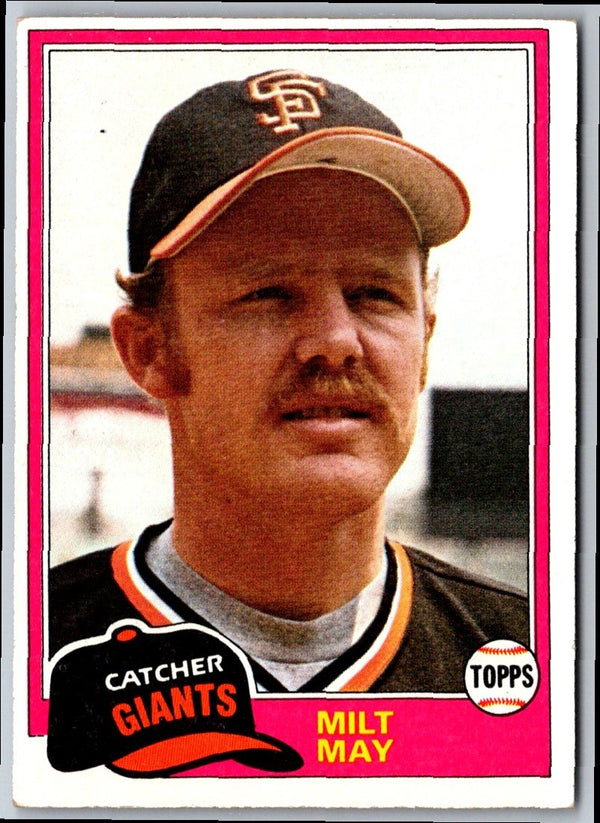 1981 Topps Milt May #463