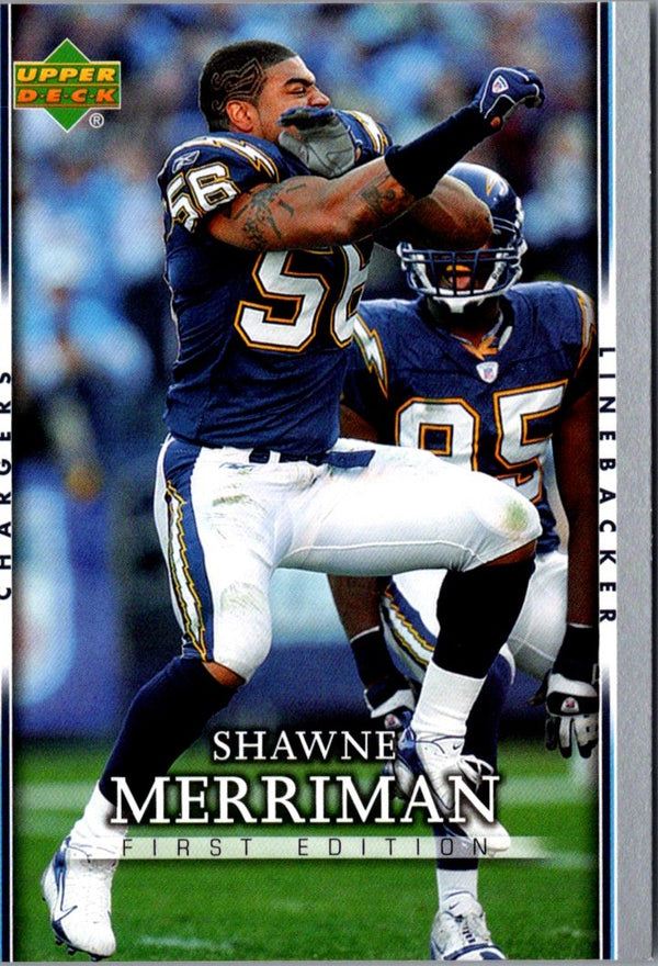 2007 Upper Deck First Edition Shawne Merriman #80