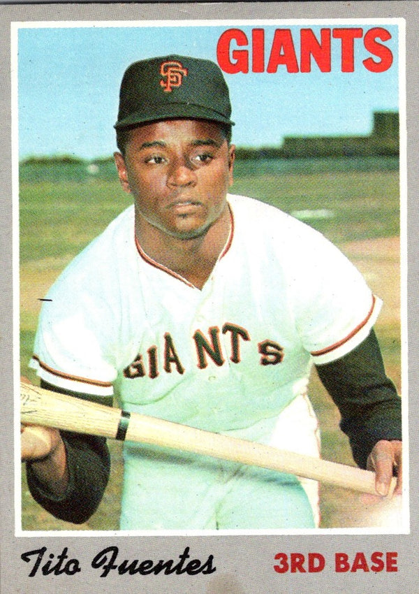 1970 Topps Tito Fuentes #42 EX-MT+