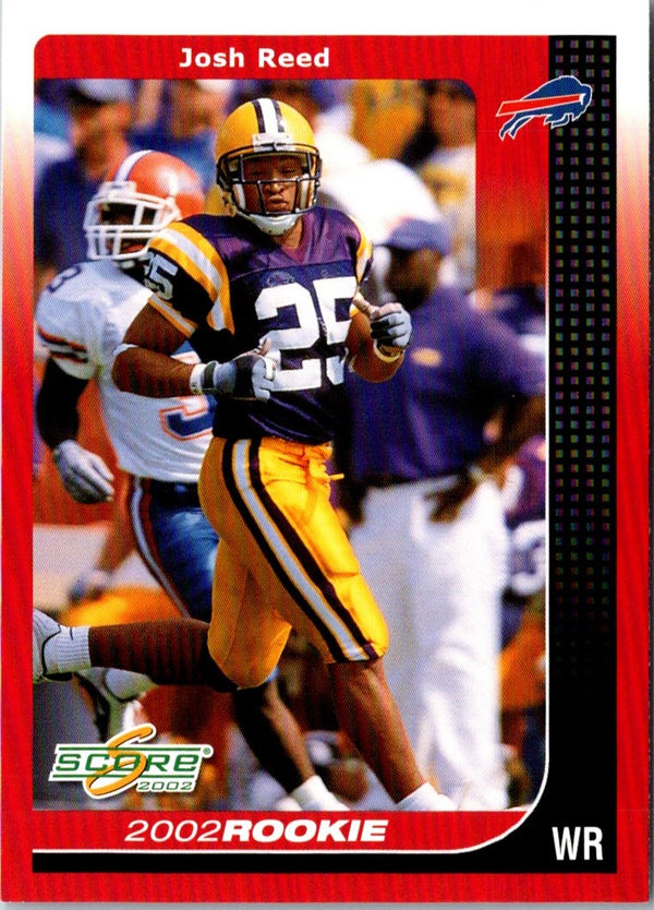 2002 Score Josh Reed #276 Rookie