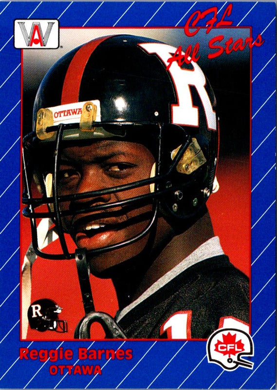 1991 All World CFL Reggie Barnes #55