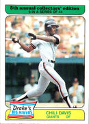 1985 Drake's Big Hitters Chili Davis