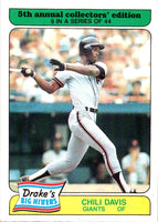 1985 Drake's Big Hitters Chili Davis #9
