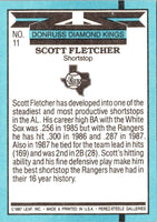 1988 Donruss Diamond Kings Scott Fletcher #11