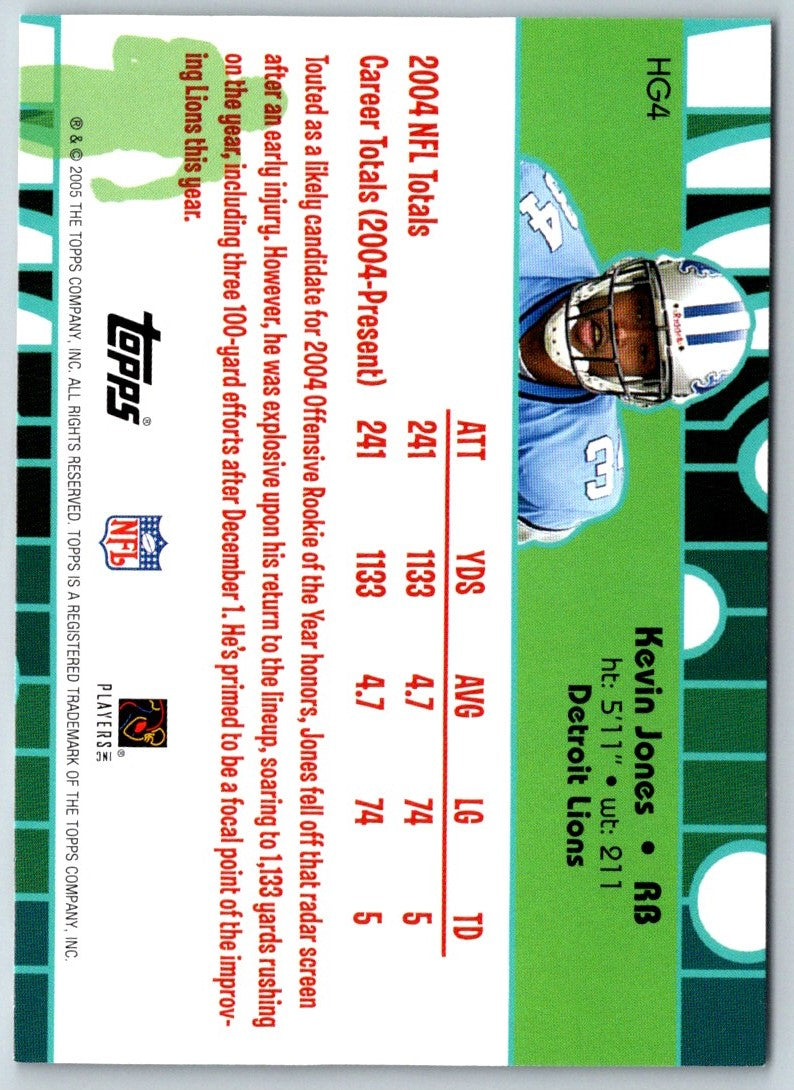 2005 Topps Chrome Golden Anniversary Hidden Gold Kevin Jones