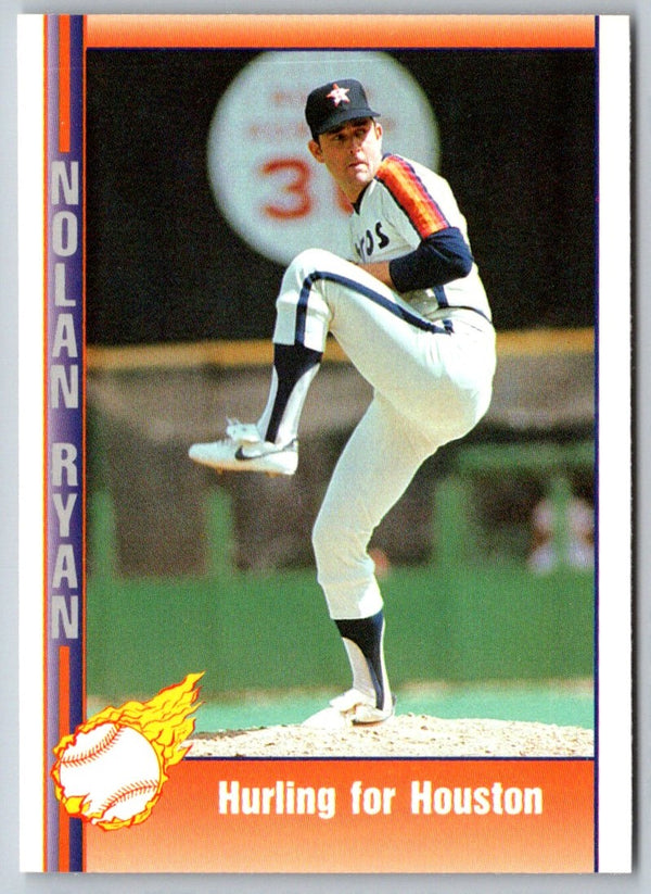 1991 Pacific Nolan Ryan Texas Express I Hurling for Houston #51