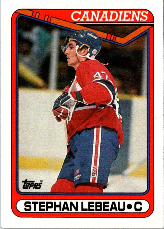 1990 Topps Stephan Lebeau #388 Rookie