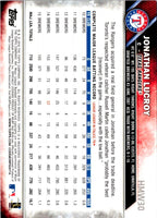 2016 Topps Holiday Baseball Jonathan Lucroy #HMW30