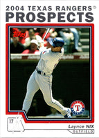 2004 Topps Traded & Rookies Laynce Nix #T108