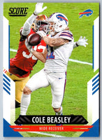 2021 Score Scorecard Cole Beasley #25
