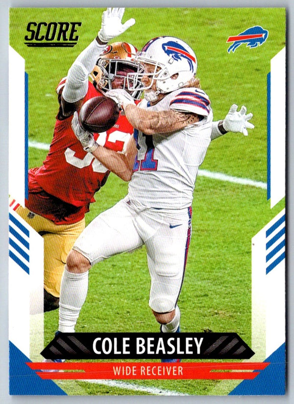 2021 Score Scorecard Cole Beasley #25