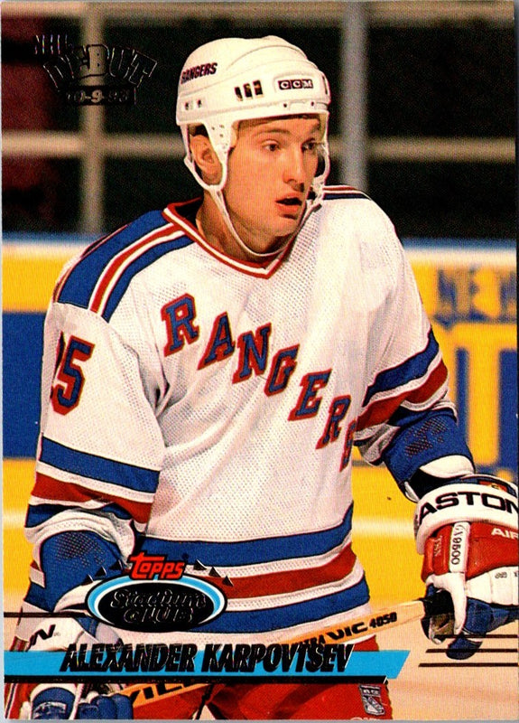 1993 Stadium Club Alexander Karpovtsev #291