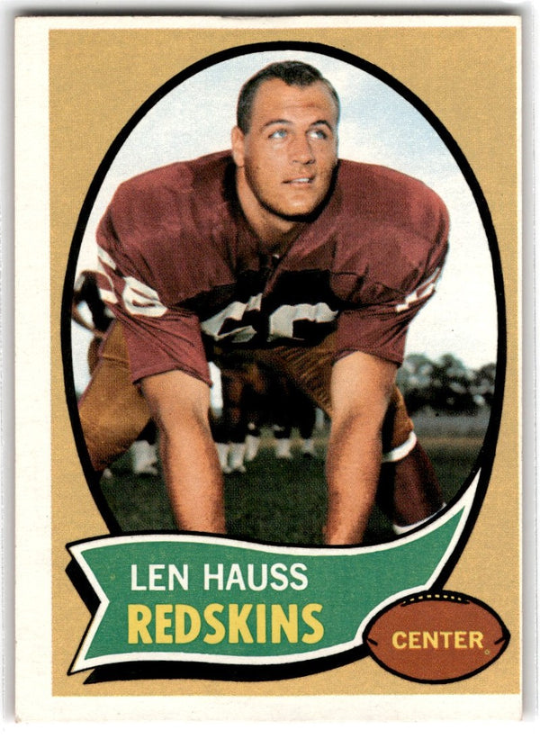 1970 Topps Len Hauss #124