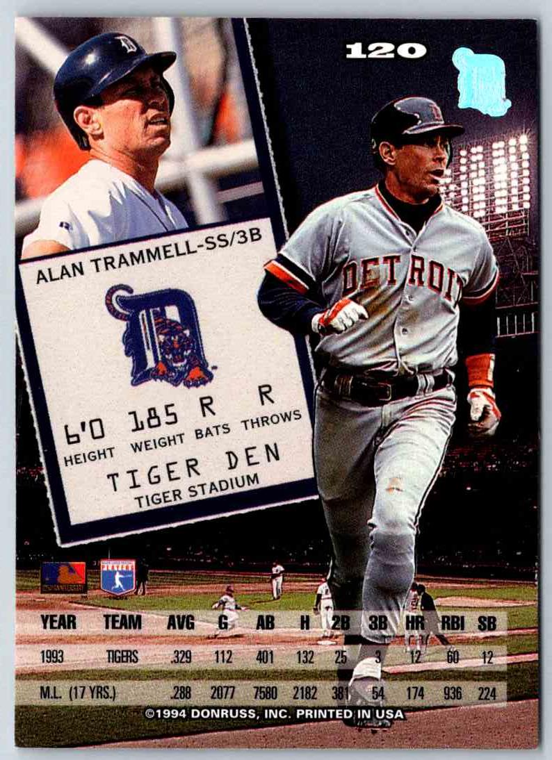 1994 Leaf Alan Trammell