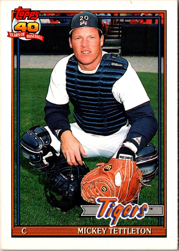 1991 Topps Traded Mickey Tettleton #119T