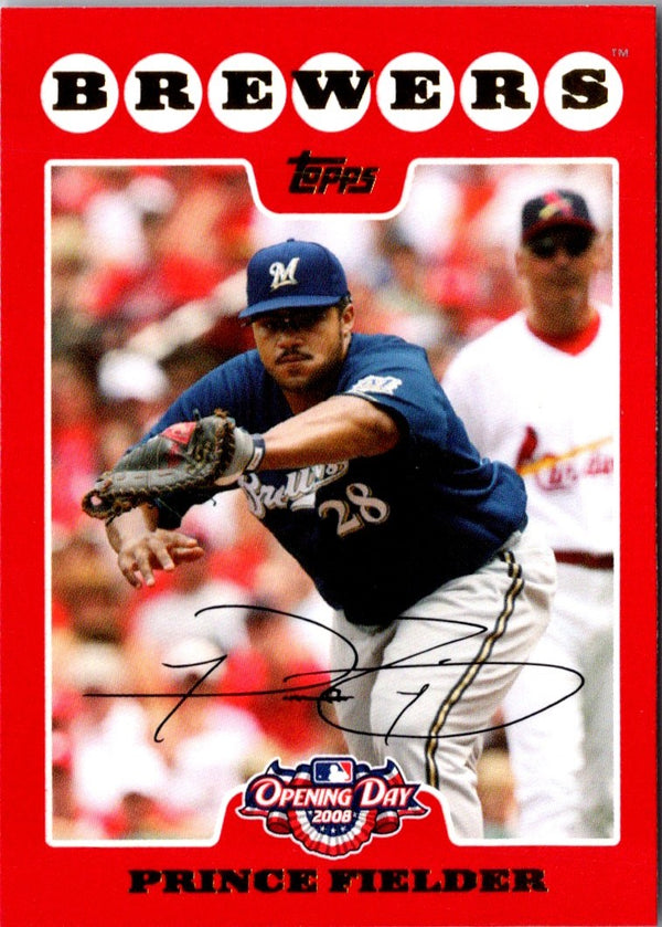 2007 topps Prince Fielder #115