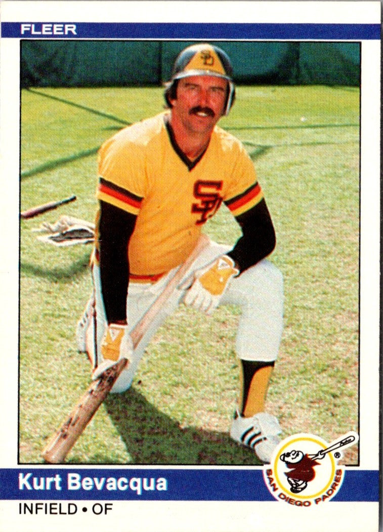 1984 Fleer Kurt Bevacqua