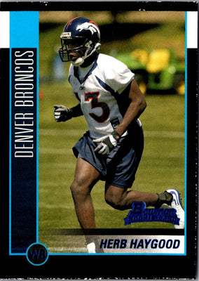 2002 Bowman Herb Haygood #121 Rookie