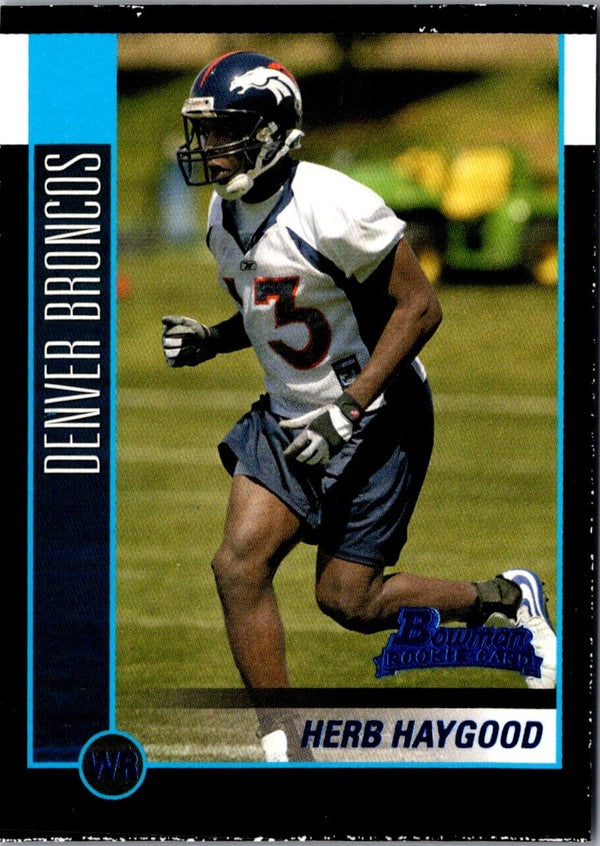 2002 Bowman Herb Haygood #121 Rookie