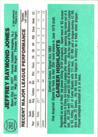 1984 Donruss Jeff Jones #262 Rookie