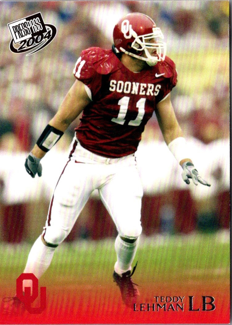 2004 Press Pass Teddy Lehman