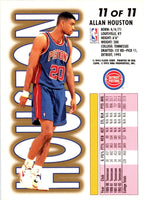 1993 Fleer Lottery Exchange Allan Houston #11