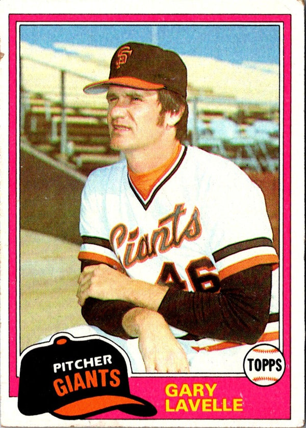 1981 Topps Gary Lavelle #588